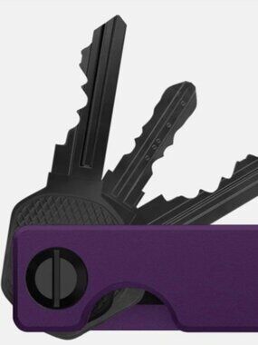 Ridge Key Case Slim Alaska Twilight Holds 2-6 Keys Aluminum Metal Holder